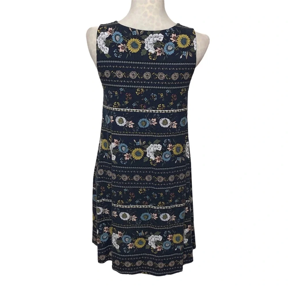 Loft Floral Printed Swing Dress - Picture 5 of 12